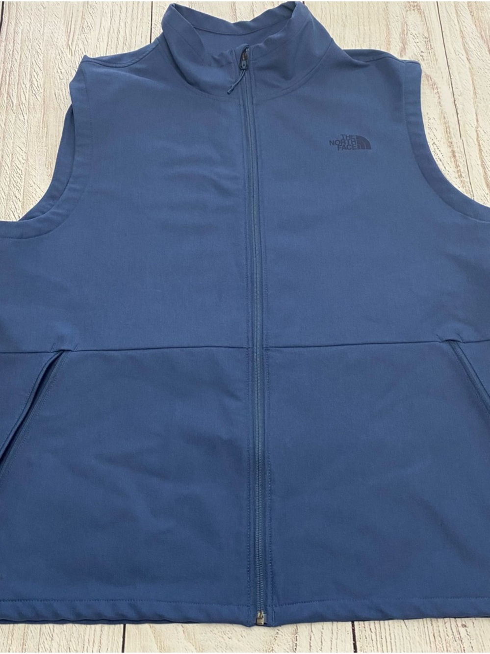 The North Face Blue Mens Zip Vest Windwall XXL